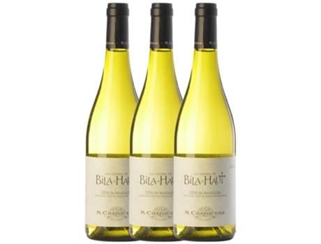 Vinho Brancos DOMAINE DE BILA-HAUT Domaine De Bila-Haut Les Vignes Blanc Côtes Du Roussillon (0.75 L - 3 unidades)
