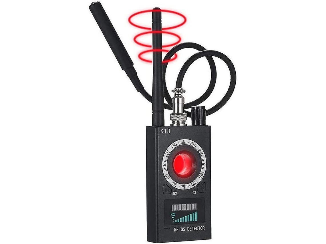 Detector De Rf, Detector De Câmera Oculta Para Dispositivos De Escuta Espiã Preto Yizhood