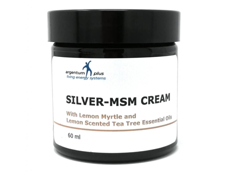 Argentum Plus Silver-MSM Cream with Lemon Myrtle and Lemon Scented Tea Tree 60ml