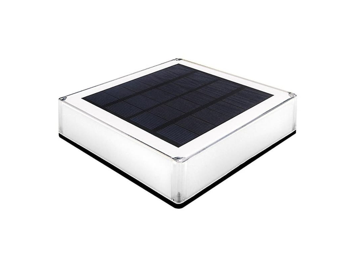 Lâmpada Solar Coluna Led Moderna Exterior Impermeável Com Sensor Automático