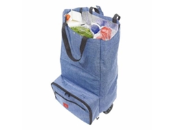 Carro compra termico 2 ruedas 30l azul 994
