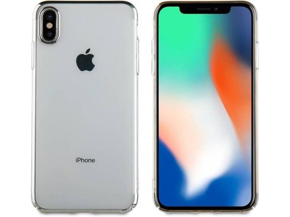 Capa iPhone XS Max MUVIT Cristal Prateado