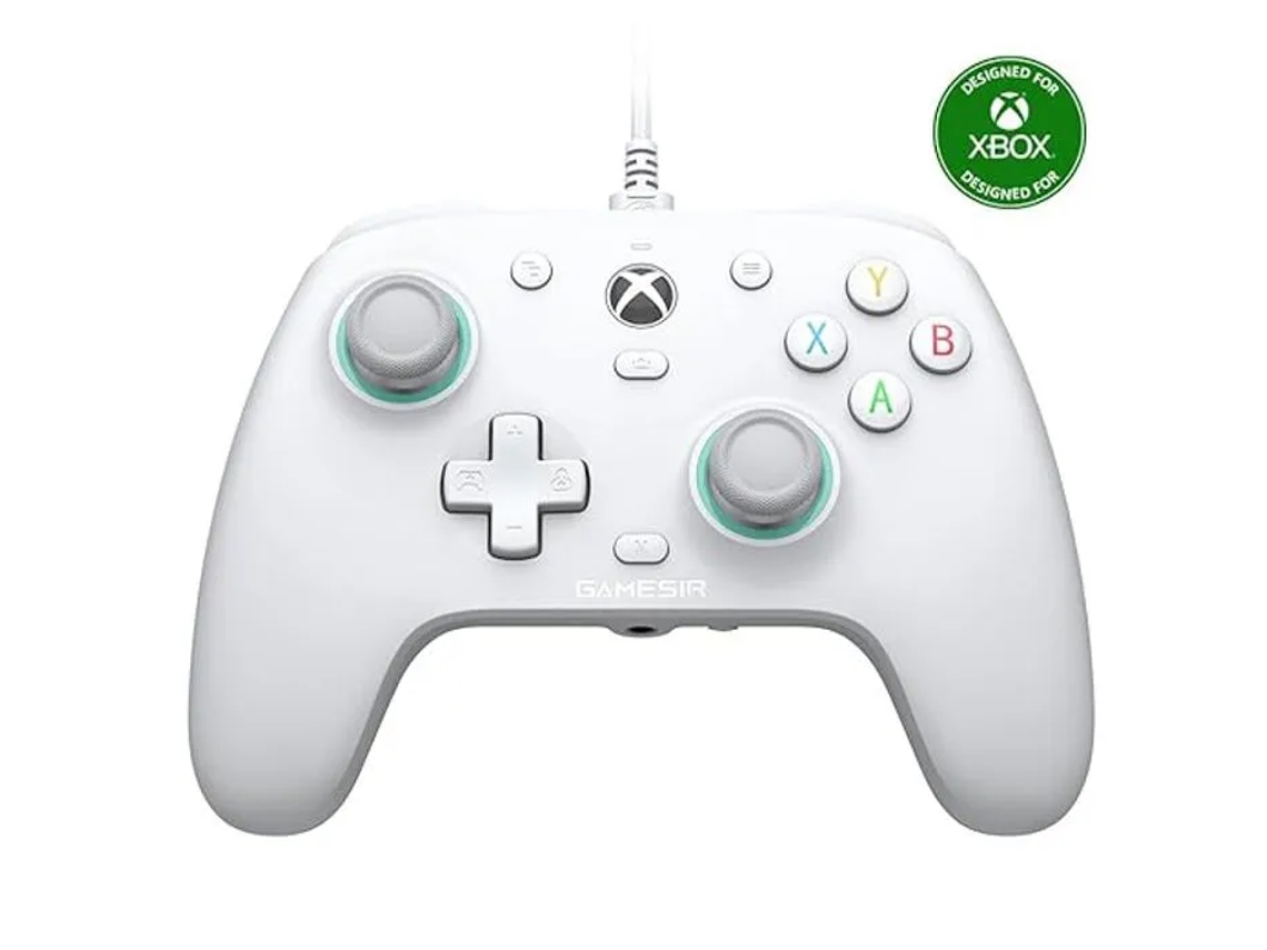 Commando Com Fios Gamesir G7 Se Para Xbox Series X|s, Xbox One E Windows 10/11, Joysticks Com Efeito Hall/gatilho Hall, Branco