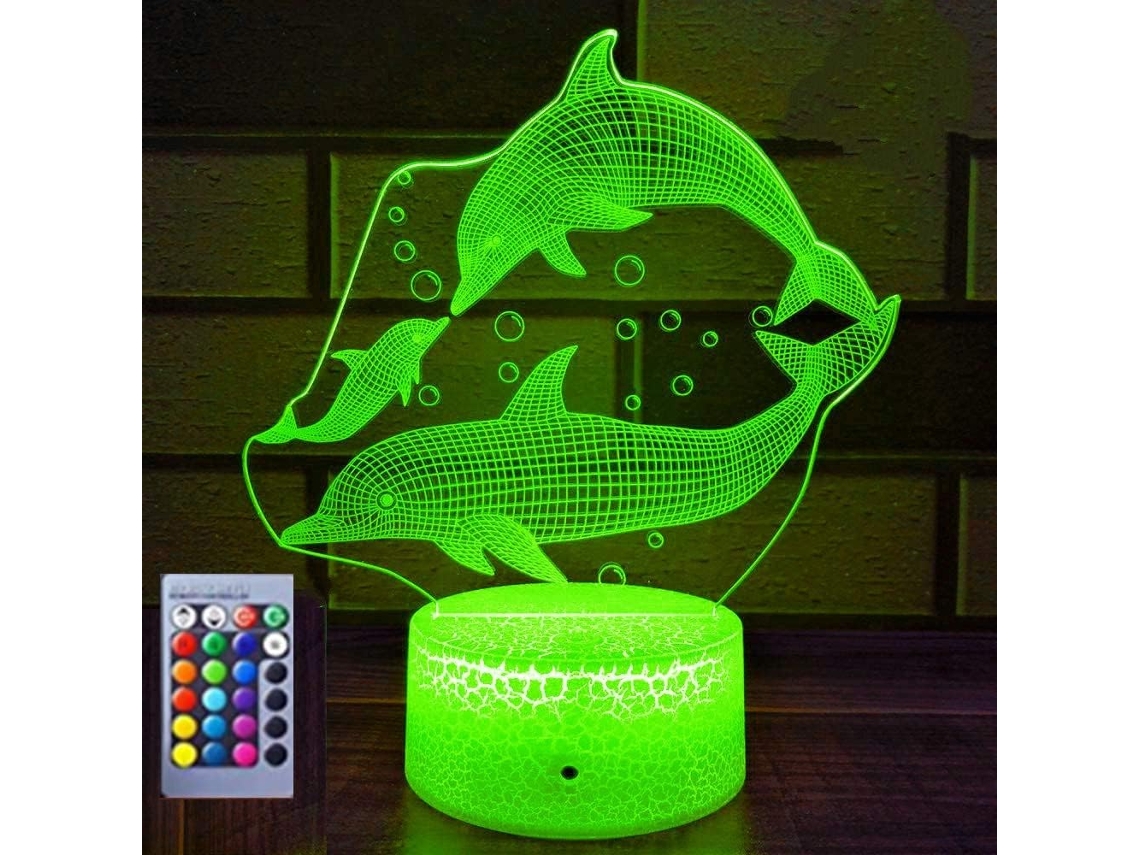 Luminária De Mesa, 16 Leds, Visual 3d, Para Cabeceira, Escritório, Leitura E Ambientes Internos