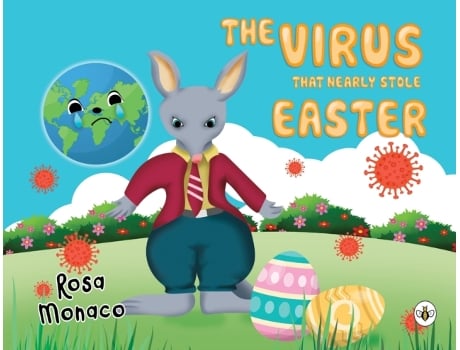 Livro the virus that nearly stole easter de rosa monaco (inglês)