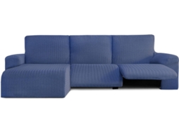 Capa de Chaise Longue Relax Esquerda EYSA Premium Jaz Tecido Multielástico (360 x 120 x 120 cm - Poliéster e Algodão - Azul)