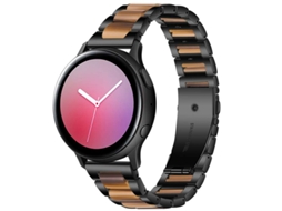 Bracelete Aço Inoxidável + Resina Quartzo para Garmin Legacy Hero First Avenger
