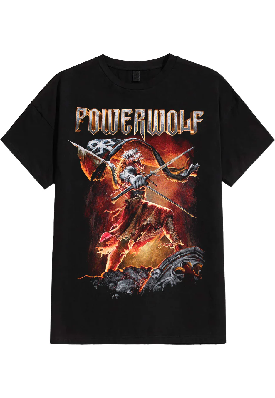 Sizes Powerwolf - Wild For Life - T-shirt Unisex Adults