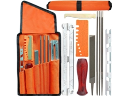 Conjunto De 10 Afiadores Corrente Com Limas Redondas 5/32 3/, Zqkla