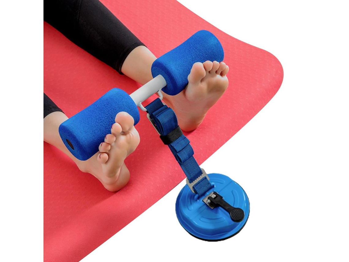 Faixa para flexão de pernas com ventosa para uso doméstico, viagens, exercícios ajustáveis e portáteis.