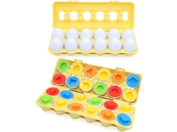 Ovos Coloridos Em Formato De Formas - Brinquedo Educativo Para