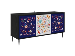 Vidaxl Gabinete Para Tv Mainz 102 X 33 X 51 Cm Carvalho Preto