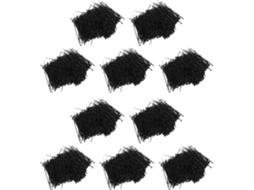 10.000 Unidades De Fecho De Zíper Deslizante Em Nylon Preto, 95 Mm X 2 Mm Gokoco