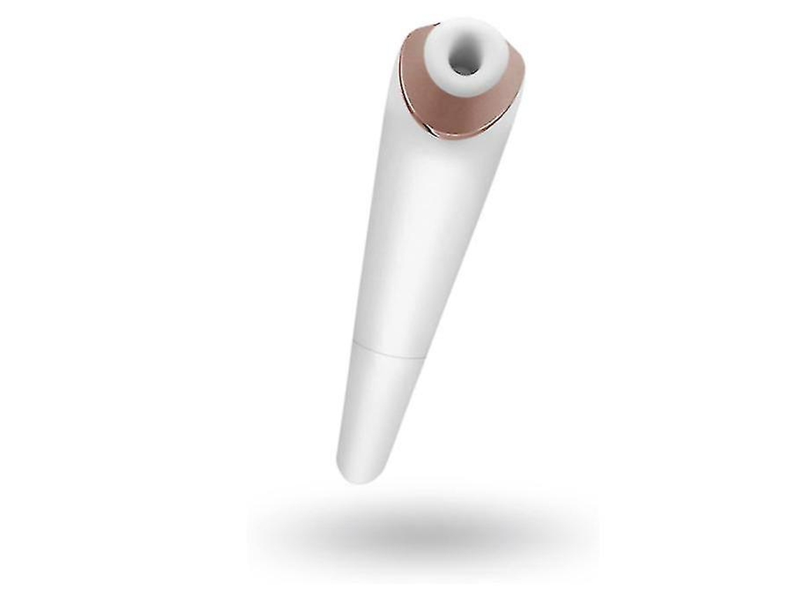 Vibrador, Ventosa Clitoriana com 11 Ajustes de Intensidade, Vibrador de Posicionamento Operado por Bateria, Branco