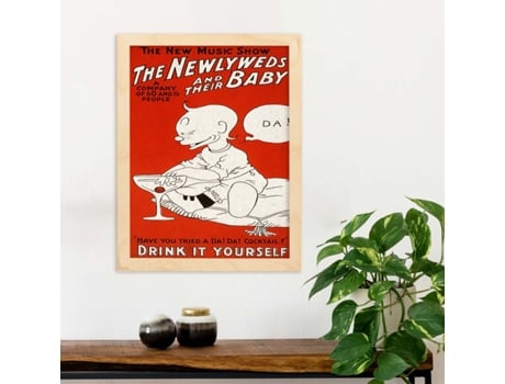 Póster NACNIC Vintage Póster musical vintage The New Baby.