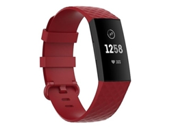 Braceletefaixa de Relógio Colorida com Fivela Tpu para Fitbit Charge 4/Carga 3/Carga 3 Se Vermelho VENISYMLIS