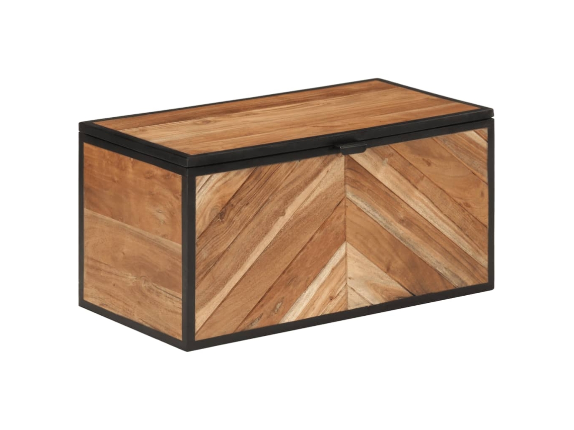 Storage Box, Storage Boxes Vidaxl Marrom Madeira