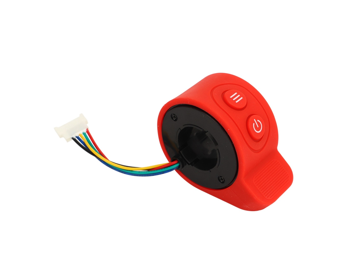 Mali acelerador de Polegar Abs para Scooter Elétrico X7 X8 Controle de Velocidade Sensitive Vermelho
