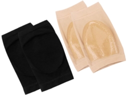 2 pares de meias de silicone hidratantes para calcâneo com suporte elástico.