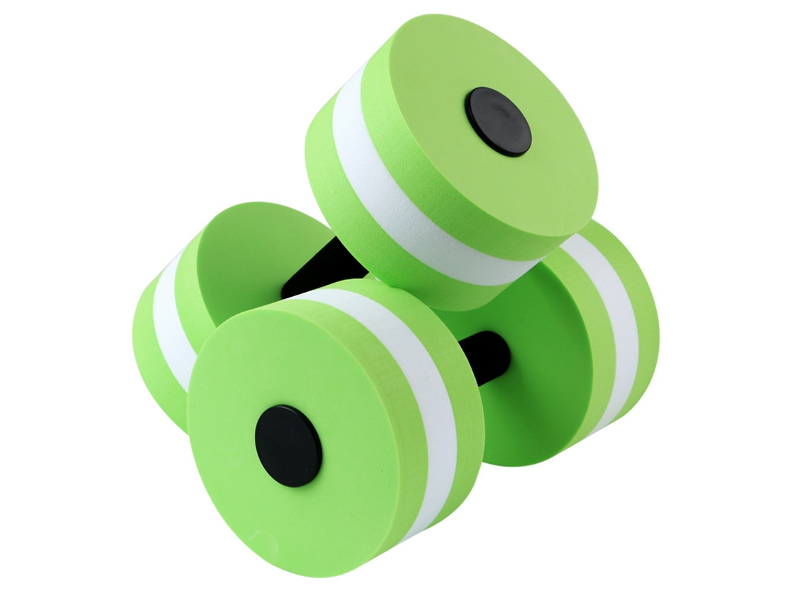 Halteres leves para esportes aquáticos, verde PANOONA