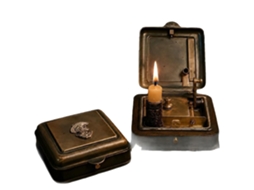Laxiscreed Caixa De Velas Rústica Para Decoração E Armazenamento De Casa