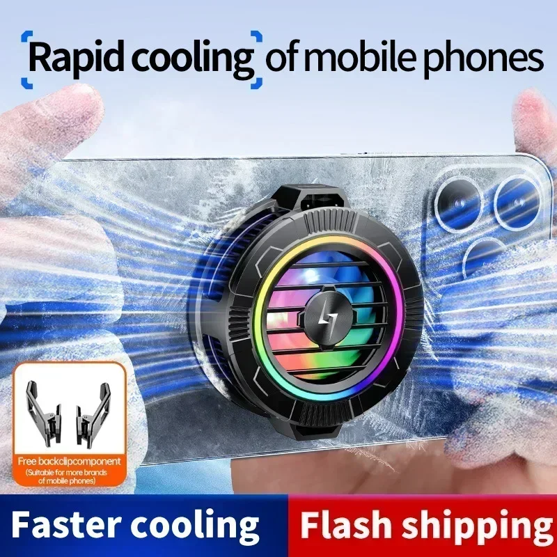 Dissipador De Calor Magnético Semicondutor Para Luz Rgb De Celular Com 3 Níveis Ajustáveis