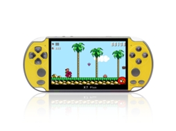 Console Portátil Retrô X7 com 10.000 Títulos Clássicos, Tela de 4,3 Polegadas AQUAFORGE
