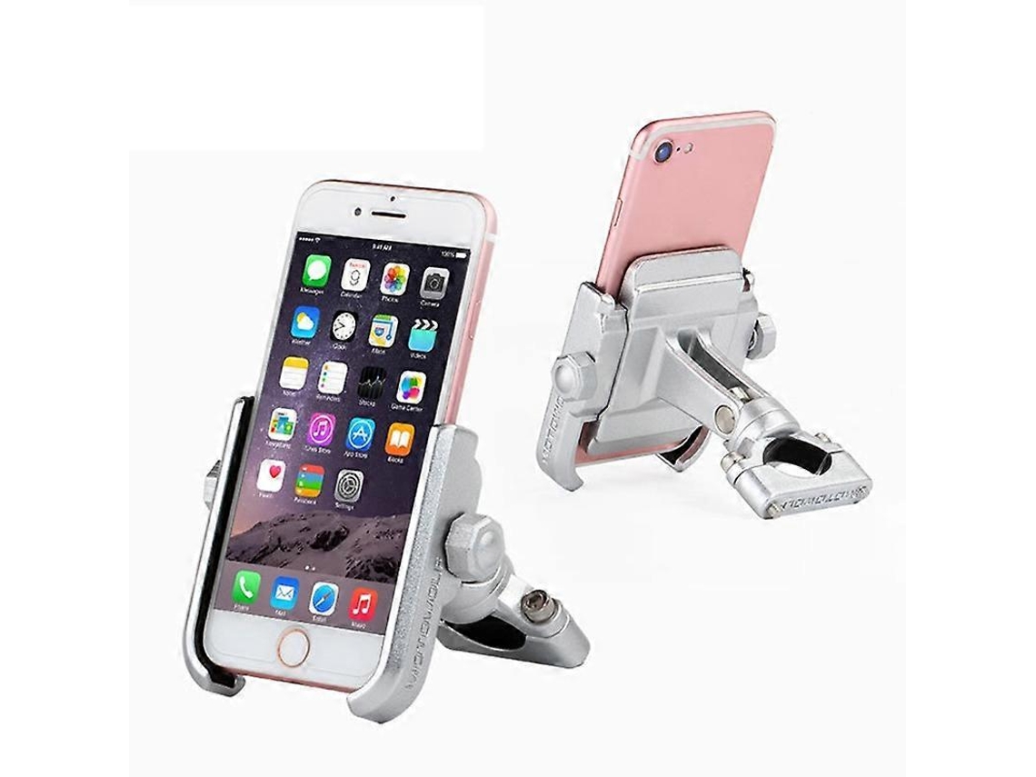 Suporte De Celular Em Liga De Alumínio Para Guidão De Moto, Compatível Com Aparelhos De 4 A 6 Polegadas