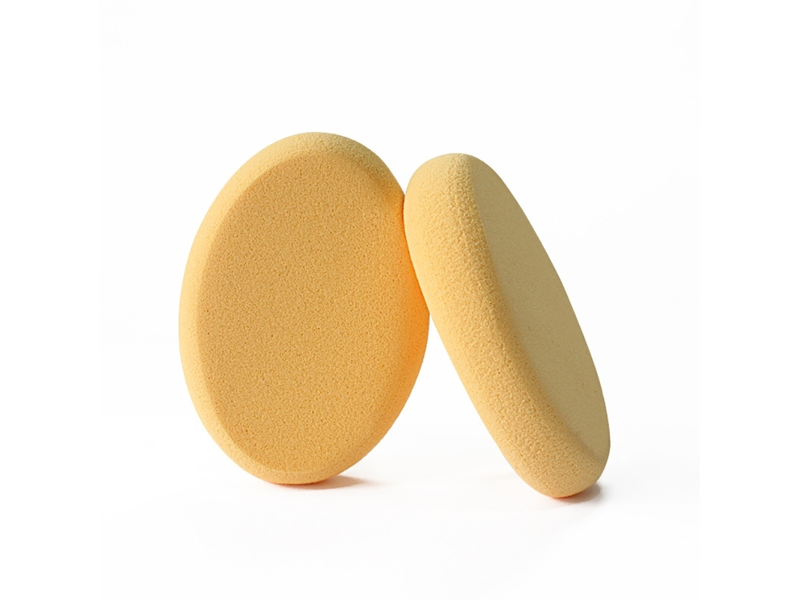 2 Peças De Maquiagem Para Pele Egg Air Cushion Puff Beauty Egg Foundation Esponja Esponja De Maquiagem Profissional Molhada E Seca*