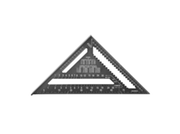 Régua Triangular de Liga de Alumínio Métrica Imperial Escala Clara Alta Precisão | S/MARCA