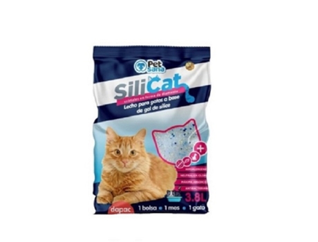 SILICAT Gel de Sílice para Gatos Alternativa a Arena Absorbente Natural 100% Económico Seguro para El Gato Y El Ambiente