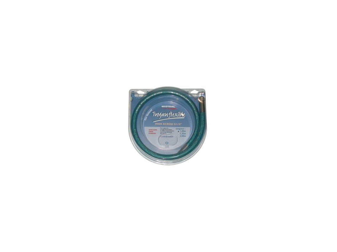 Tubo Gás Natural Flexível Inox 1 M Mistral Gás