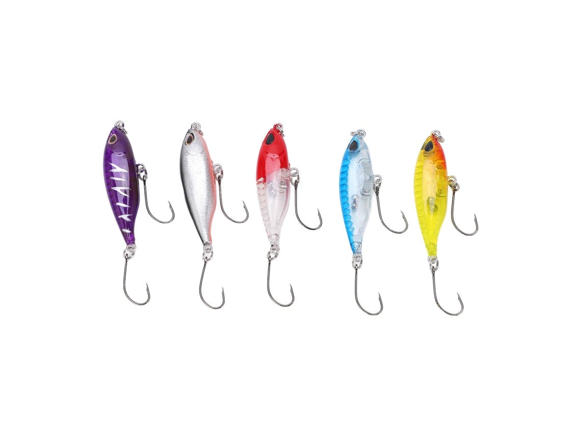 Rebe 5pcs Isca Artificial de Pesca Pencil Submersível, para Lançamento Longo, Bait Wobbler, para Pesca no Mar