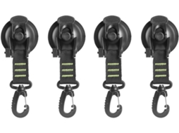 Âncoras De Ventosa Reforçadas Ounona, Fáceis De Travar Com Mosquetão, 4 Peças, Material Abs, Para Viagens Ao Ar Livre