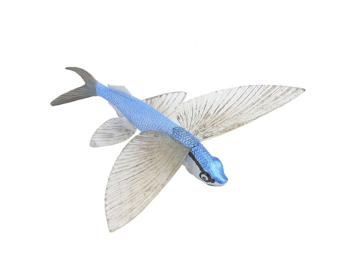 Ats figura de Peixe Volador de Plástico Sólido Modelo de Animal Marinho Brinquedo Educativo para Meninos e Meninas