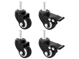 Wheel For Planter, Wheels For Planters Vidaxl Preto Ferro