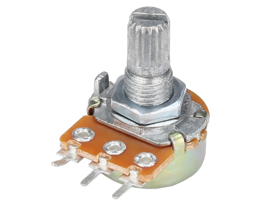 50 Potenciômetros Rotativos Lineares WH148 B500K Ajustável 15mm S/MARCA