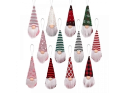 Enfeites Para Árvore De Natal, Pingente De Velho Sem Rosto De Malha, Estilo Natalino 326 Olysi Shop
