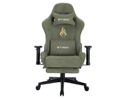 Office Chair Racing Seat Design com Uma Capacidade de Carga de 200 kg Cadeira de Trabalho Rotativa com Descanso de Pé Verde SYMINO Mp Ergonomic