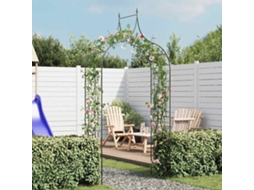 Vidaxl Arco De Jardim Para Plantas Trepadeiras Verde-escuro
