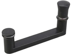 Puxador Curto Em Aço Inoxidável 304 Para Portas De Chuveiro Vidro, 145mm