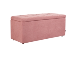 Repousa-pés BELIANI Orem de Poliéster Rosa 100x40x42