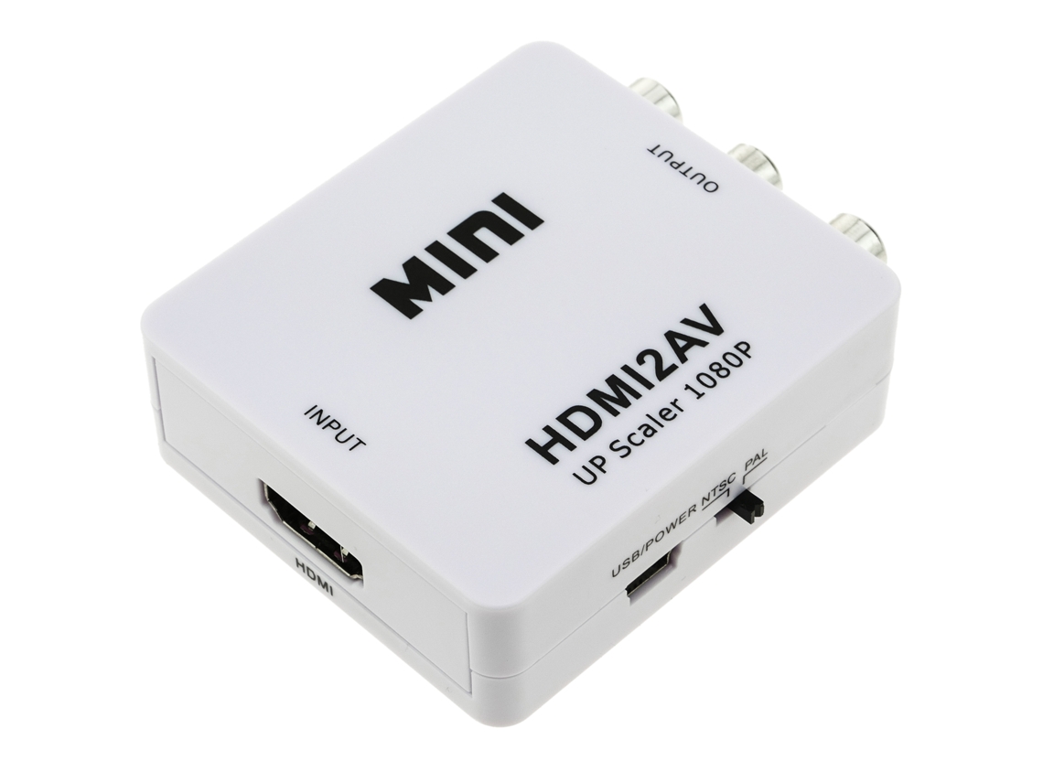 HDMI para analógico de áudio e vídeo RCA Conversor  BEMATIK