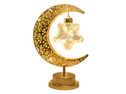 Lâmpada de Mesa Moon Hollow com Estrela LAXISCREED