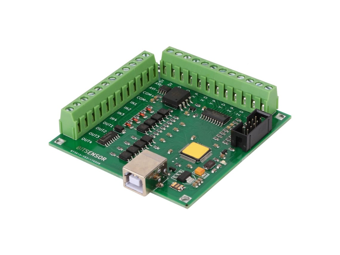 Placa de Controlo Mach3 200khz para Cnc 4 Eixos Usb