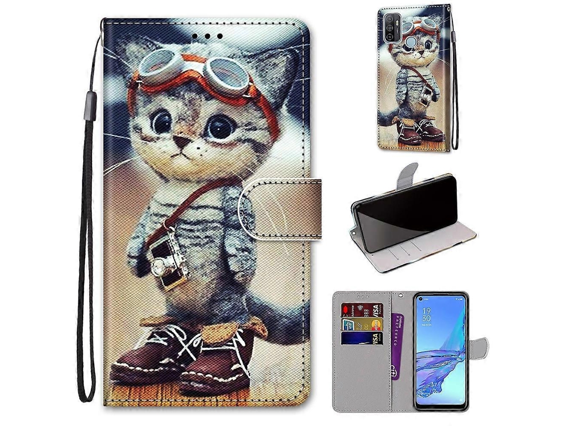 Capa De Pu Para Oppo A53 4g (2020) / A53s / A32 / A33 (2020)