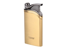 Isqueiro Portátil Masculino Dourado Fashion Presente