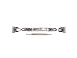 Pulseira Bling Laxiscreed Em Prata Para Um Visual Sofisticado E Elegante