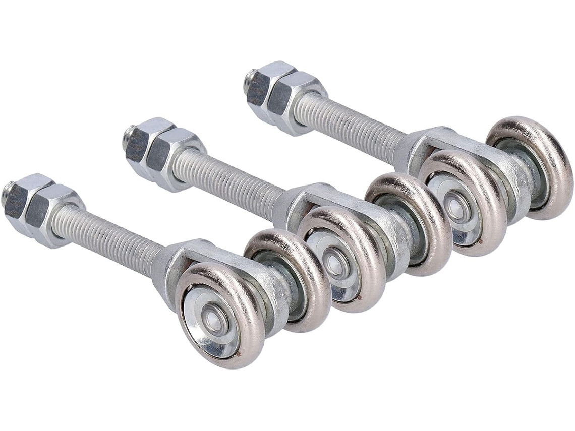 Kit De Rodas Suspensão Para Portas Yosoo Heavy Duty, Rodas De 3 Peças Para Portas Vidro Deslizantes Americanas, Fácil De