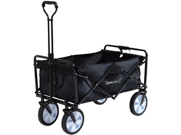 Carrinho de Praia Dobrável Stenlille Max. 80 kg Preto PRO.TEC